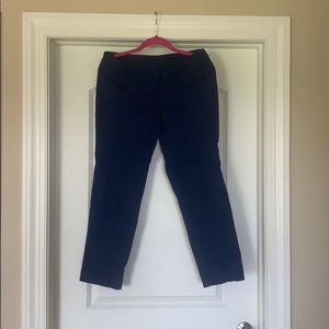 Kenar navy blue women’s cropped dress pants